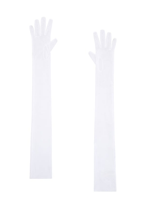 Norma Kamali Long Gloves in White. Size XS/S. Also in M/L.