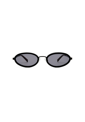 Luv Lou The Sage Sunglasses in Black.