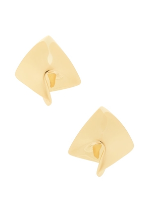 Lovers and Friends Maeva Earrings in Metallic Gold.