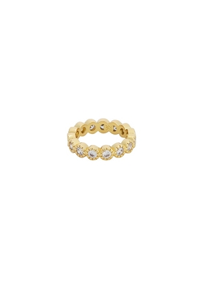 MIRANDA FRYE Isabelle Ring in Metallic Gold. Size 6. Also in 5, 7, 8.