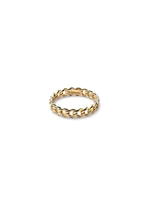 Miansai Cuban Link Ring in Metallic Gold. Size 9. Also in 10.