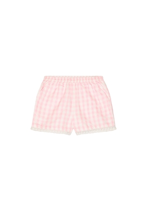 LoveShackFancy Kids Georgie Short in Pink. Size 2. Also in 4, 5, 6.