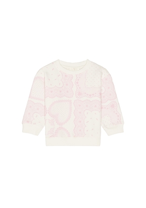 LoveShackFancy Kids Mini Leila Pullover in Pink. Size 2. Also in 3, 4, 5, 6.