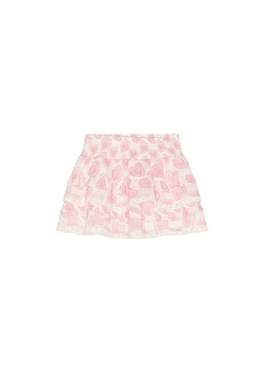 LoveShackFancy Kids Billie Skirt in Pink. Size 2. Also in 4.