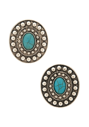 Lovers and Friends Valentina Earrings in Teal.