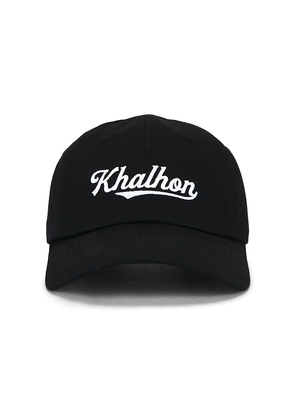 Khalhon Logo Ball Cap in Black.