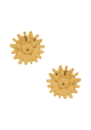 Lele Sadoughi Soleil Stud Earrings in Metallic Gold.