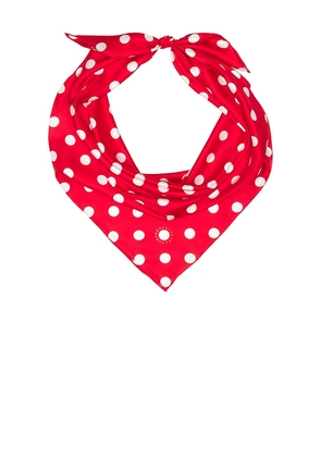Loeffler Randall Beverly Scarf in Red.