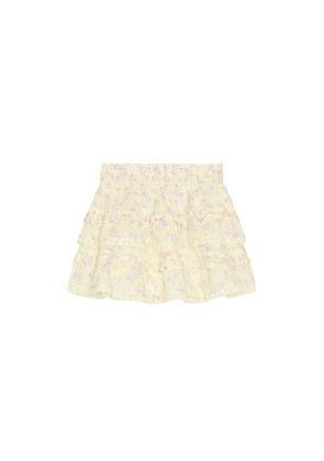 LoveShackFancy Tween Billie Skirt in Lemon. Size 7. Also in 8, 9, 10.