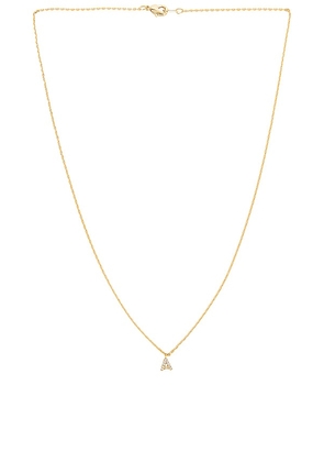 petit moments Call Me By Your Name Necklace in Metallic Gold. Size B. Also in A, D, G, H, I, J, N, O, S, T, F, P, V.