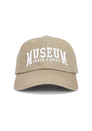 Museum of Peace and Quiet Umpq Dad Hat in Beige.