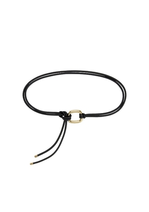 Madewell Organic Tie Ring Belt in Black. Size S/M. Also in L/XL.