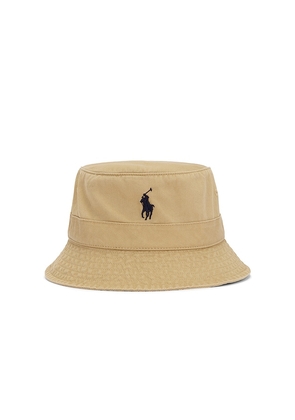 Polo Ralph Lauren Loft Bucket Hat in Tan. Size S/M. Also in L/XL.
