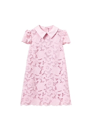 self-portrait Kids Flower Lace Dress in Pink. Size 5/6T. Also in 4/5T, 6/7.
