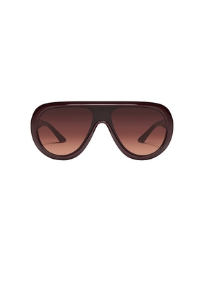 Quay Set List Sunglasses in Brown.