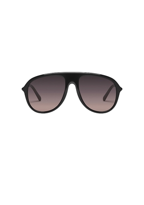 Quay Chart Topper Sunglasses in Black.