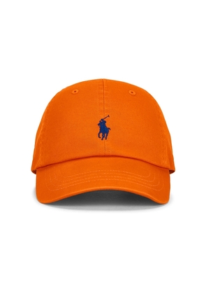 Polo Ralph Lauren Chino Sport Cap in Orange.