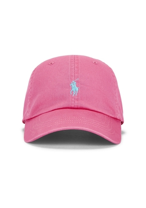 Polo Ralph Lauren Chino Sport Cap in Pink.