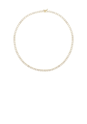 The M Jewelers NY 4mm Necklace in Metallic Gold.