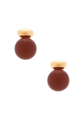 SHASHI Alice Rouge Earring in Burgundy.