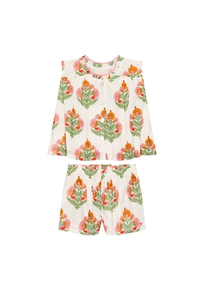 Pink Chicken Girls Misha 2-piece Set in Cream,Green. Size 6. Also in 2, 3, 4, 5.