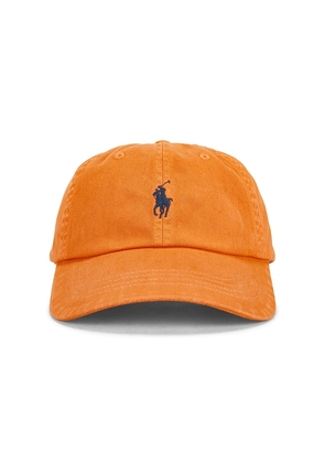 Polo Ralph Lauren Cotton Chino Classic Sport Cap in Orange.