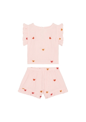 Pink Chicken Girls Roey 2-Piece Set in Pink. Size 2. Also in 3, 4.