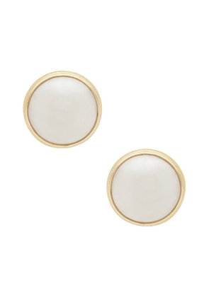 SHASHI Bouch?e Stud in Ivory.