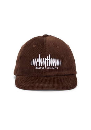 Rhythm Sounds Cord Cap in Brown.