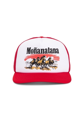 Sendero Provisions Co. Monanatana Trucker Hat in White.