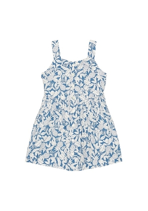 Polo Ralph Lauren Sleeveless Cotton Pineapple Printed Day Dress in Blue. Size 2. Also in 3, 4.