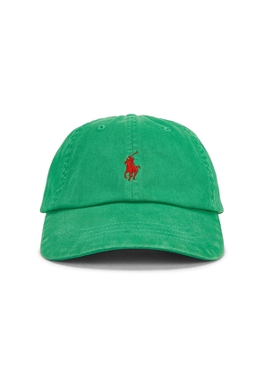 Polo Ralph Lauren Cotton Chino Classic Sport Cap in Green.