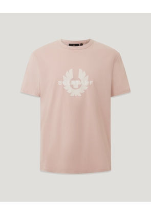 Belstaff Men's Surface T-shirt Cotton Jersey Dusk Pink Size 2xl