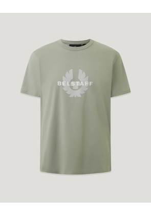 Belstaff Men's Surface T-shirt Cotton Jersey Lichen Size 2xl