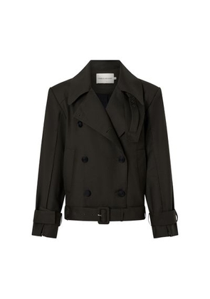 Short Tari trench coat