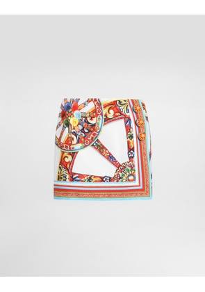 Dolce & Gabbana Carretto-print Fabric Miniskirt - Woman Skirts Multi-colored 40