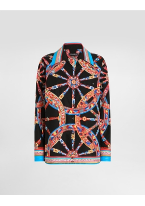 Dolce & Gabbana Carretto-print Poplin Hawaii Shirt - Woman Shirts And Tops Multi-colored 38