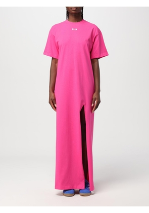 MSGM Dress Woman color Fuchsia