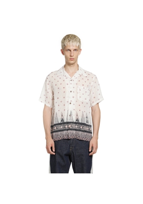 Sheer Sarasa Calico Short Sleeve Shirt