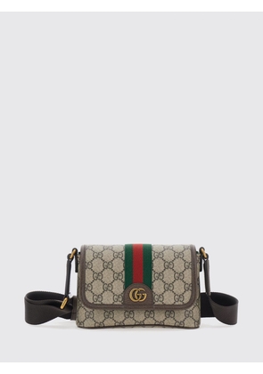 GUCCI Shoulder Bag Men color Beige