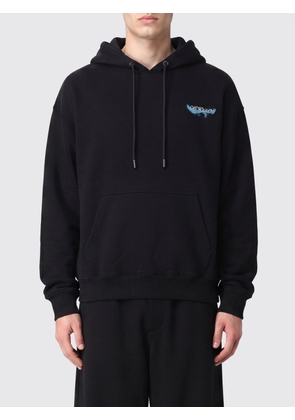 Off-White Relaxed Fit Cotton Hoodie with Arrow Logo
