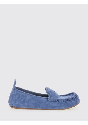 ACNE STUDIOS Suede Calfskin Loafers with a Durable Rubber Sole