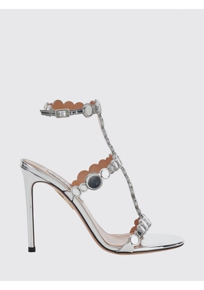 AQUAZZURA Heeled Sandal Woman color Steel