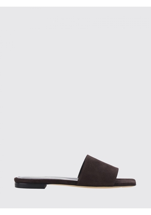 SEMICOUTURE Heeled Sandal Woman color Brown