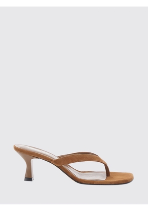 SEMICOUTURE Heeled Sandal Woman color Beige