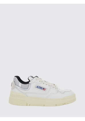 AUTRY CLC Low Leather and Mesh Trainers with Perforated Toe