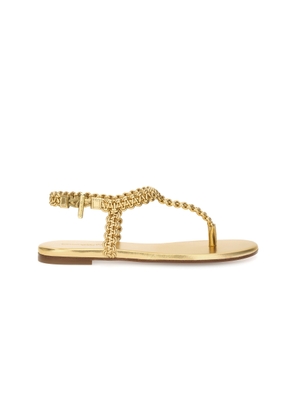 Gianvito Rossi Flat Leather Sandals - Moda Operandi