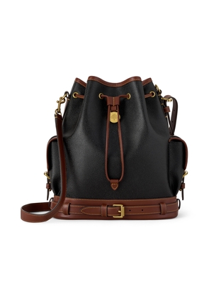 Mulberry Women's Scotchgrain Bucket Black-Cognac