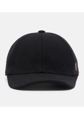 Saint Laurent Cassandre felted baseball cap