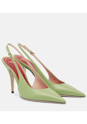 Valentino Garavani Cuttie leather slingback pumps